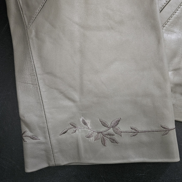 NWOT - Leather Anne Klein Green Soft & Supple Jacket - Size XL - Picture 8 of 12